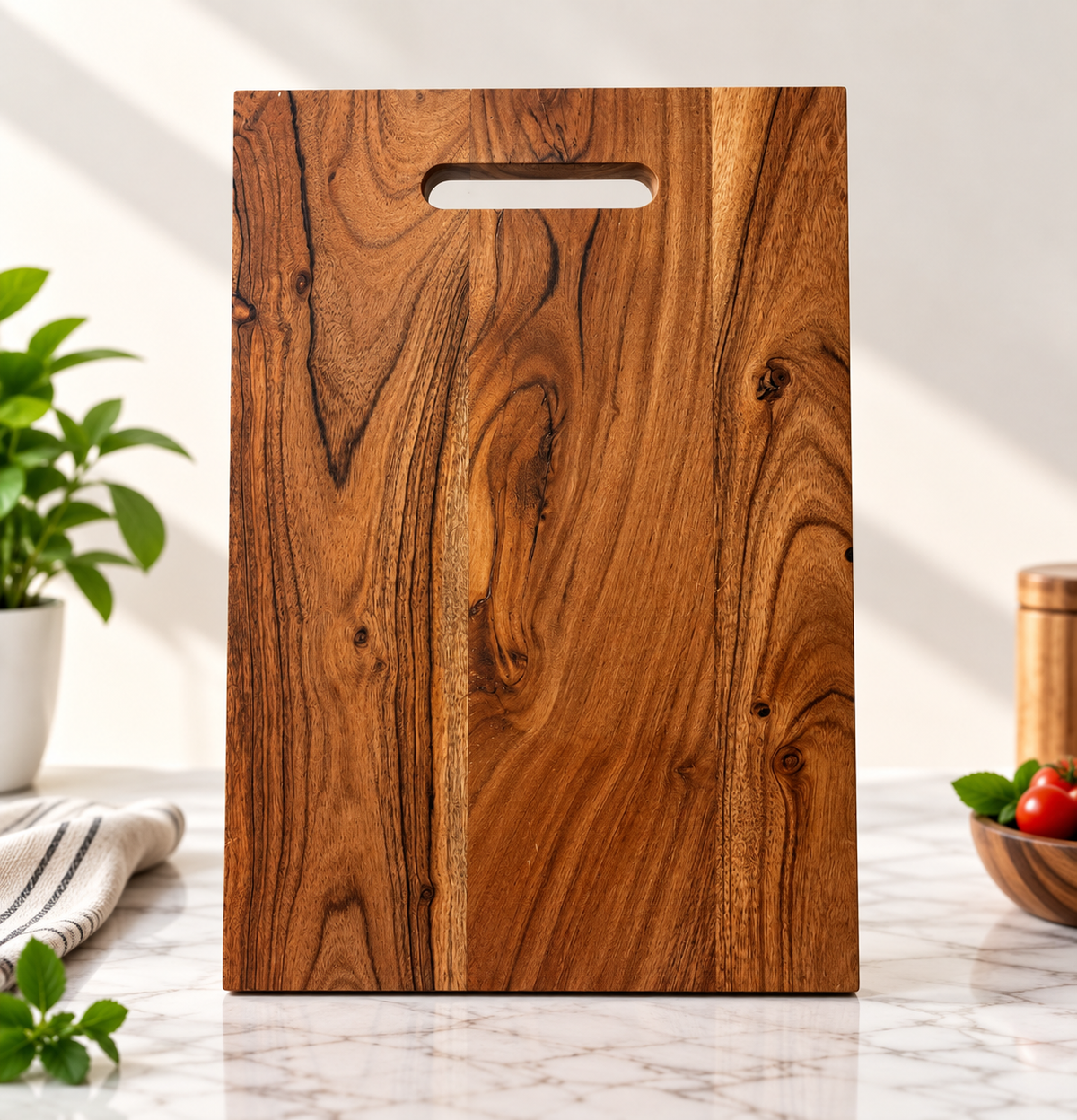 Premium Wooden Cutting & Chopping Board | Multipurpose Serving, Cheese & Bread Board