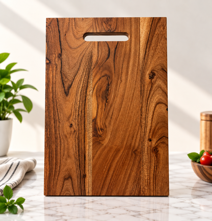 Premium Wooden Cutting & Chopping Board | Multipurpose Serving, Cheese & Bread Board